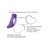 Pipedream Fantasy C-Ringz Vibrating Silicone Taint Alizer Vibrating Cock Rings